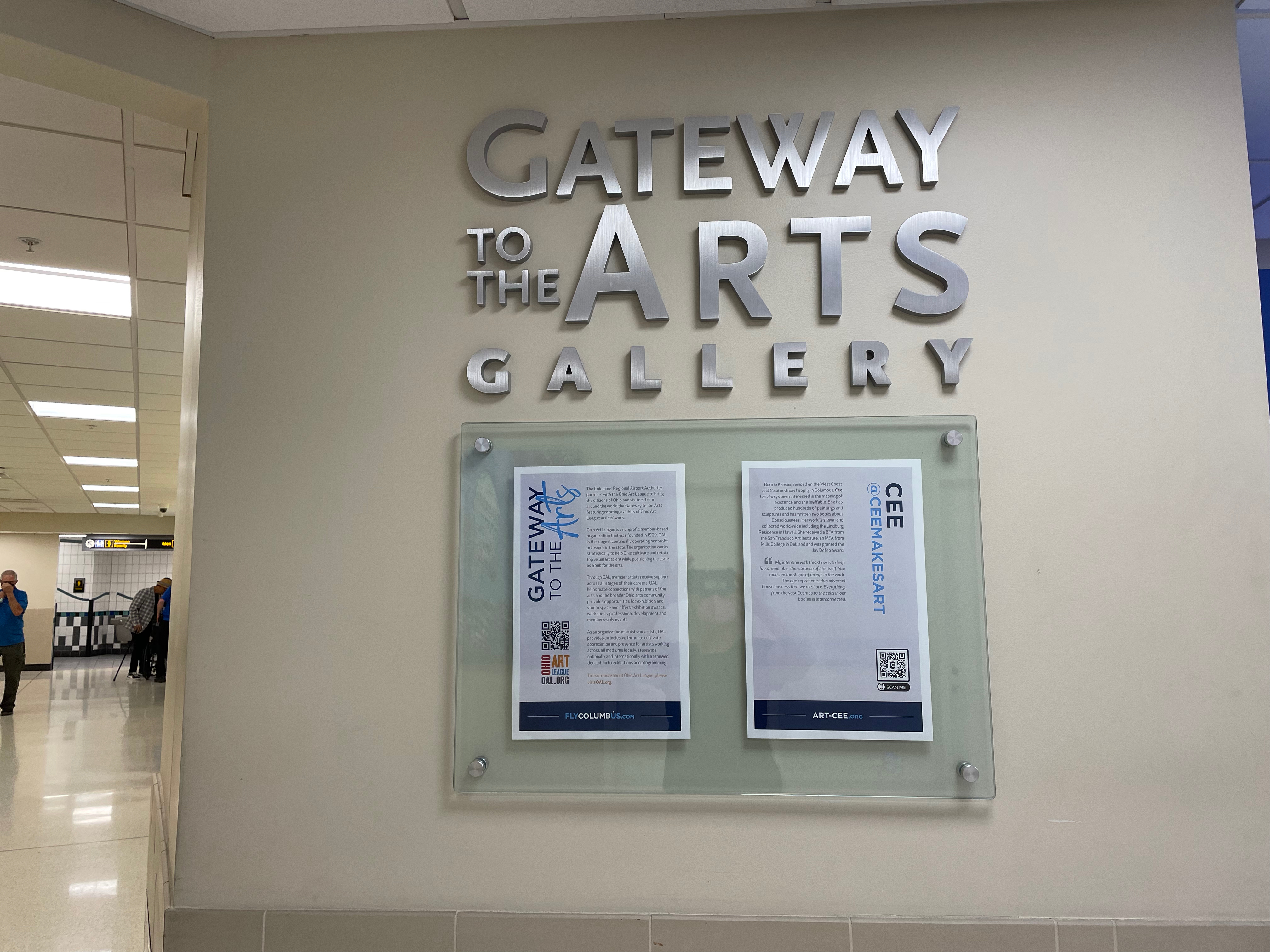 Gateway to teh Arts Gallery enterance